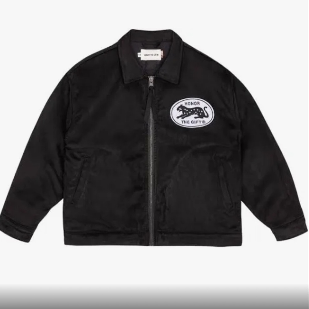 Honor the gift suede band jacket